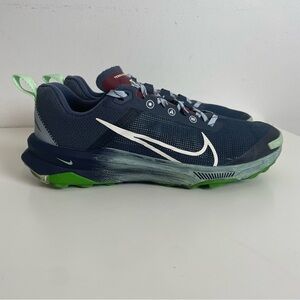 Nike React Terra Kiger 9 Trail Running Shoe Men’s 8.5 Blue Green Hiking Gorpcore